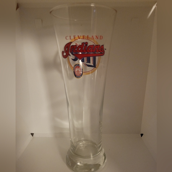 Cleveland Indians Miller Light Tall Beer Glass - Picture 1 of 3